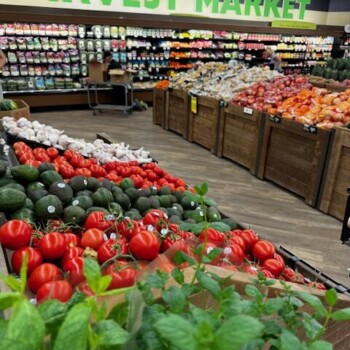 Harvest Market is well-stocked with a wide variety of produce